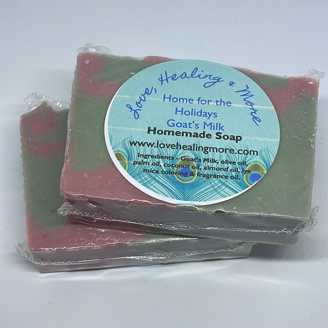 Handmade Home for the Holidays Fragrance Goats Milk Soap