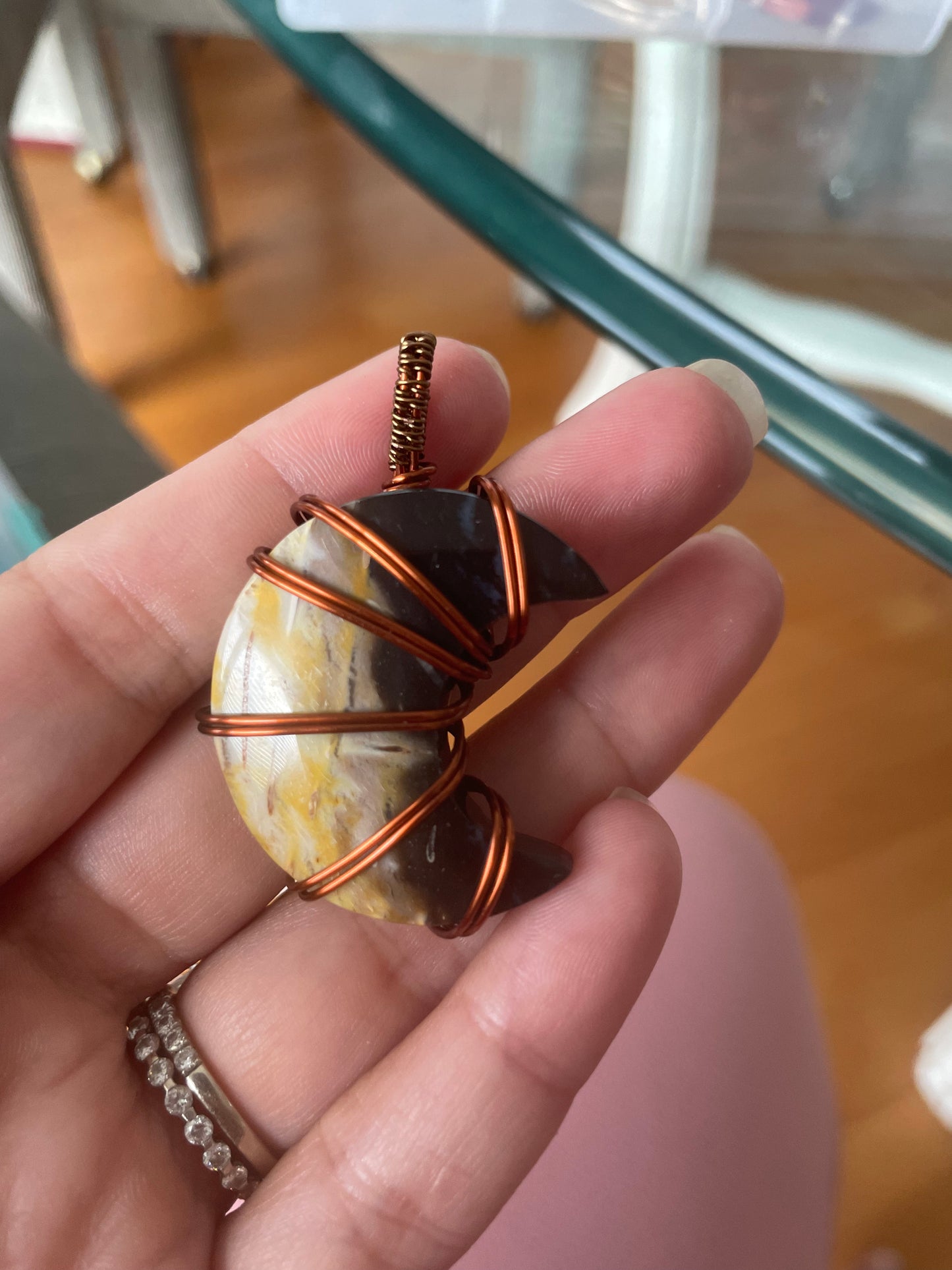 Handmade Crystal Pendant