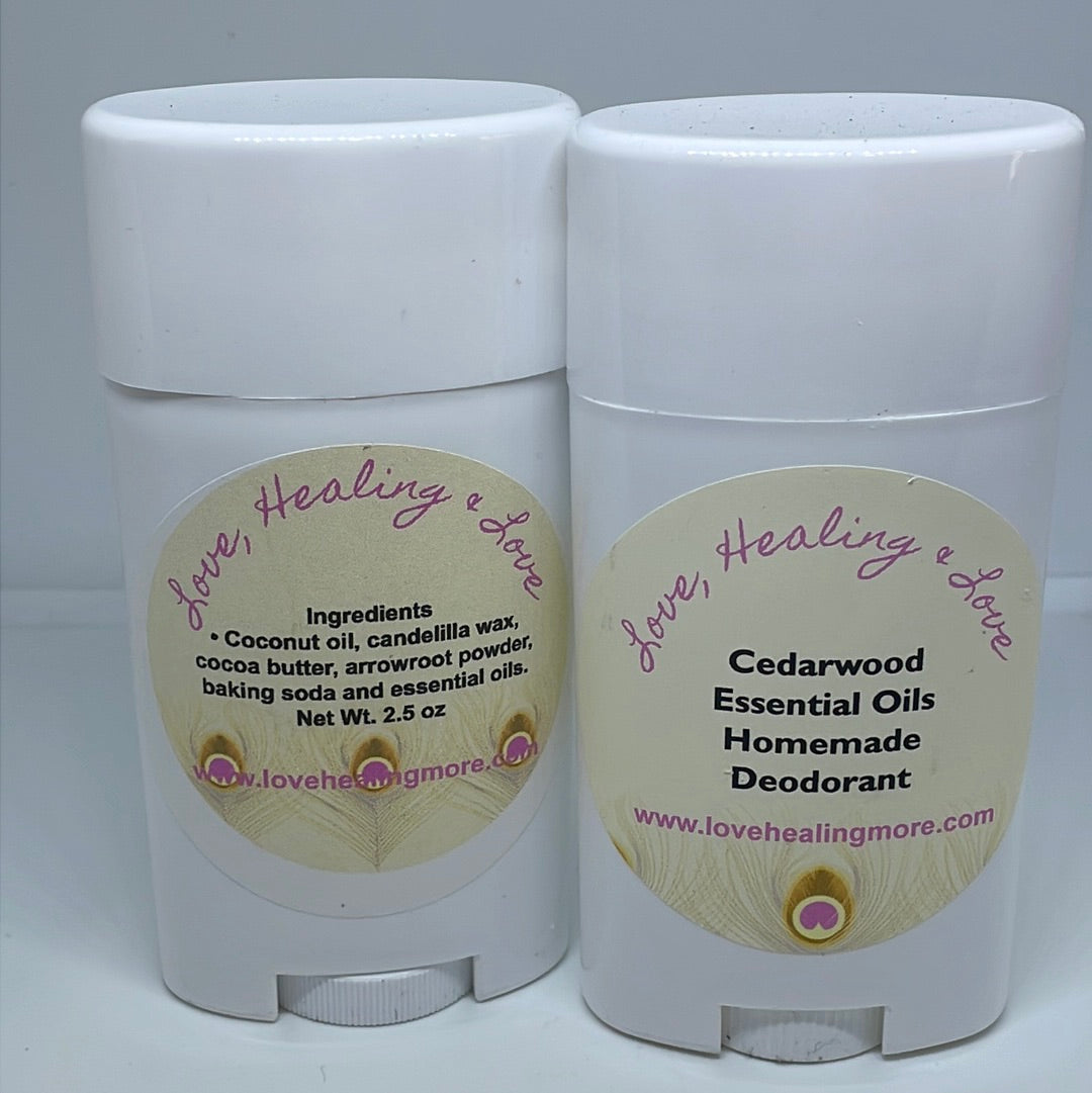 Handmade Cedarwood Essential Oil Deodorant