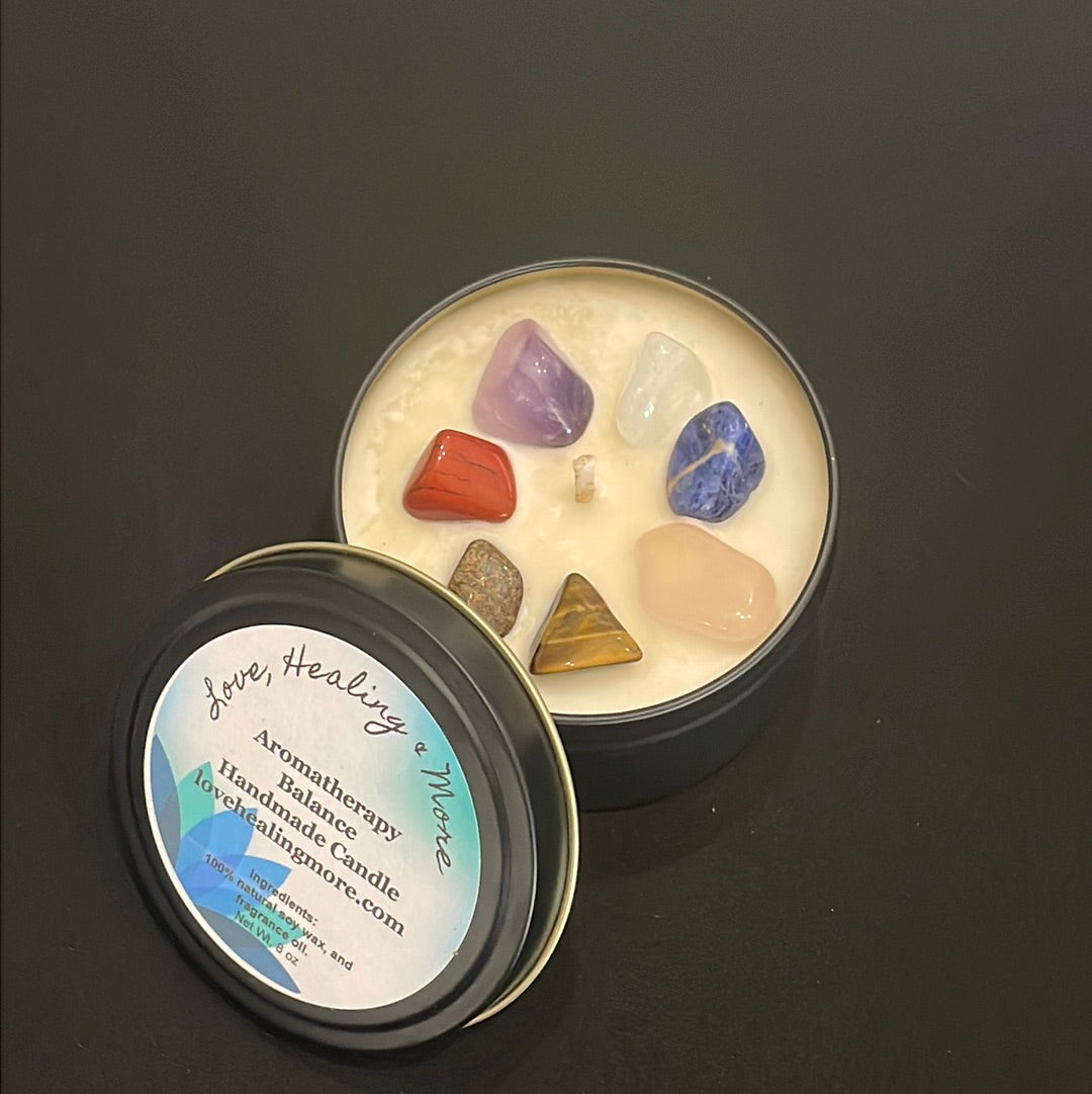 Aromatherapy – Reiki-Infused Balanced Candle for Peace & Grounding
