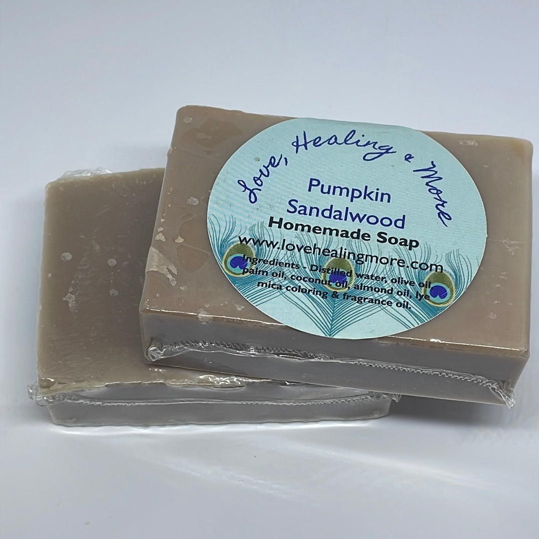 Handmade Pumpkin Sandalwood Soap