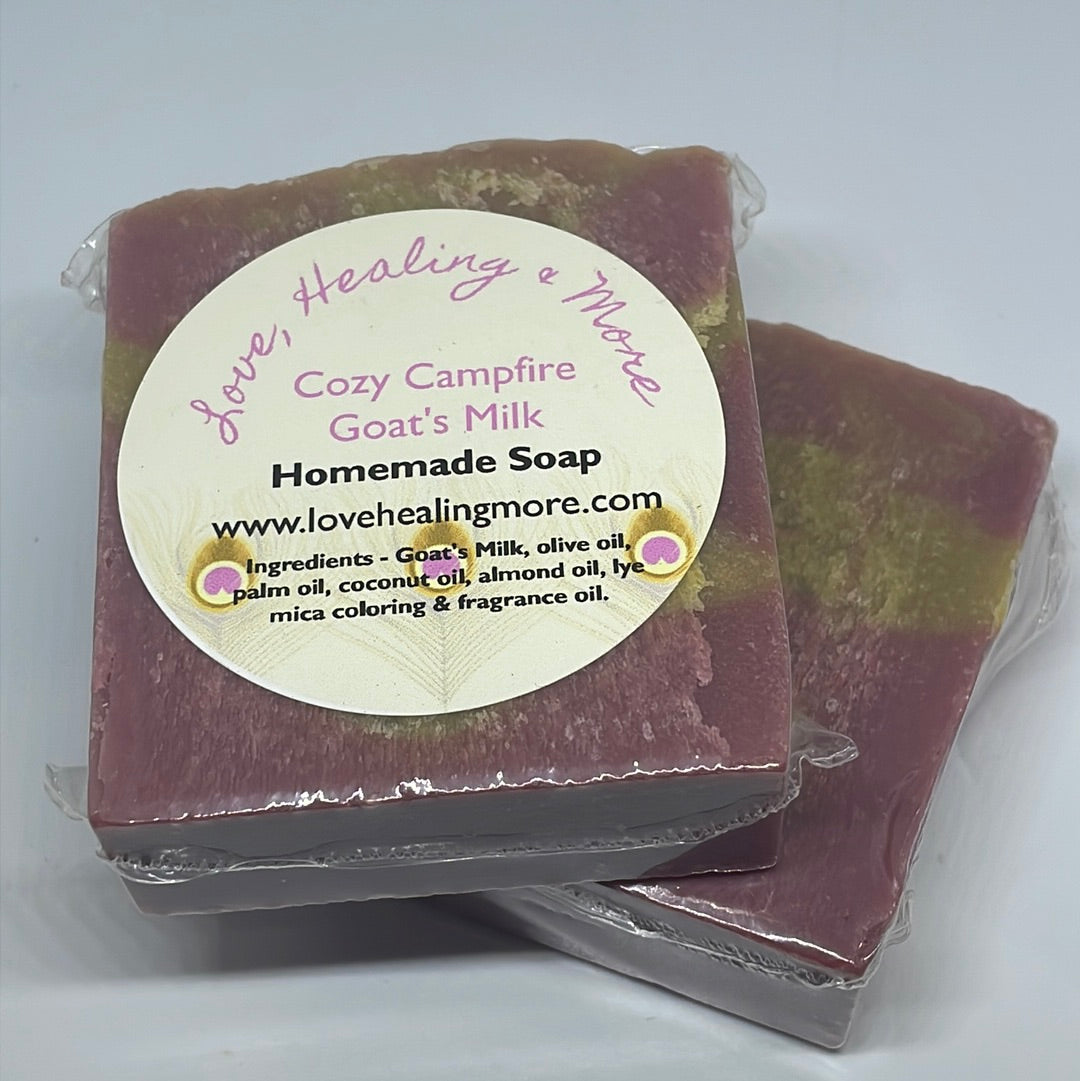 Handmade Cozy Campfire Goat Milk Soap