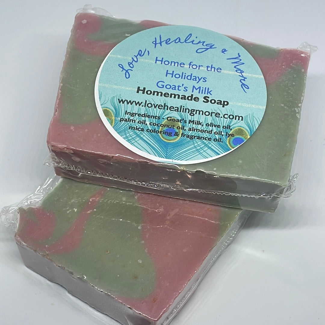 Handmade Home for the Holidays Fragrance Goats Milk Soap