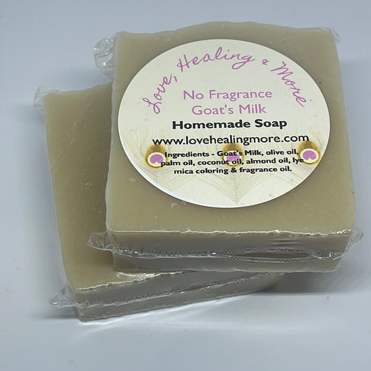 Handmade Fragrance Free Goat Milk Soap
