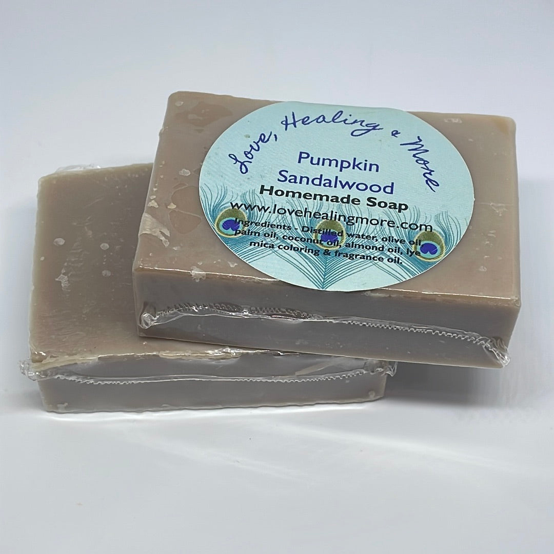 Handmade Pumpkin Sandalwood Soap