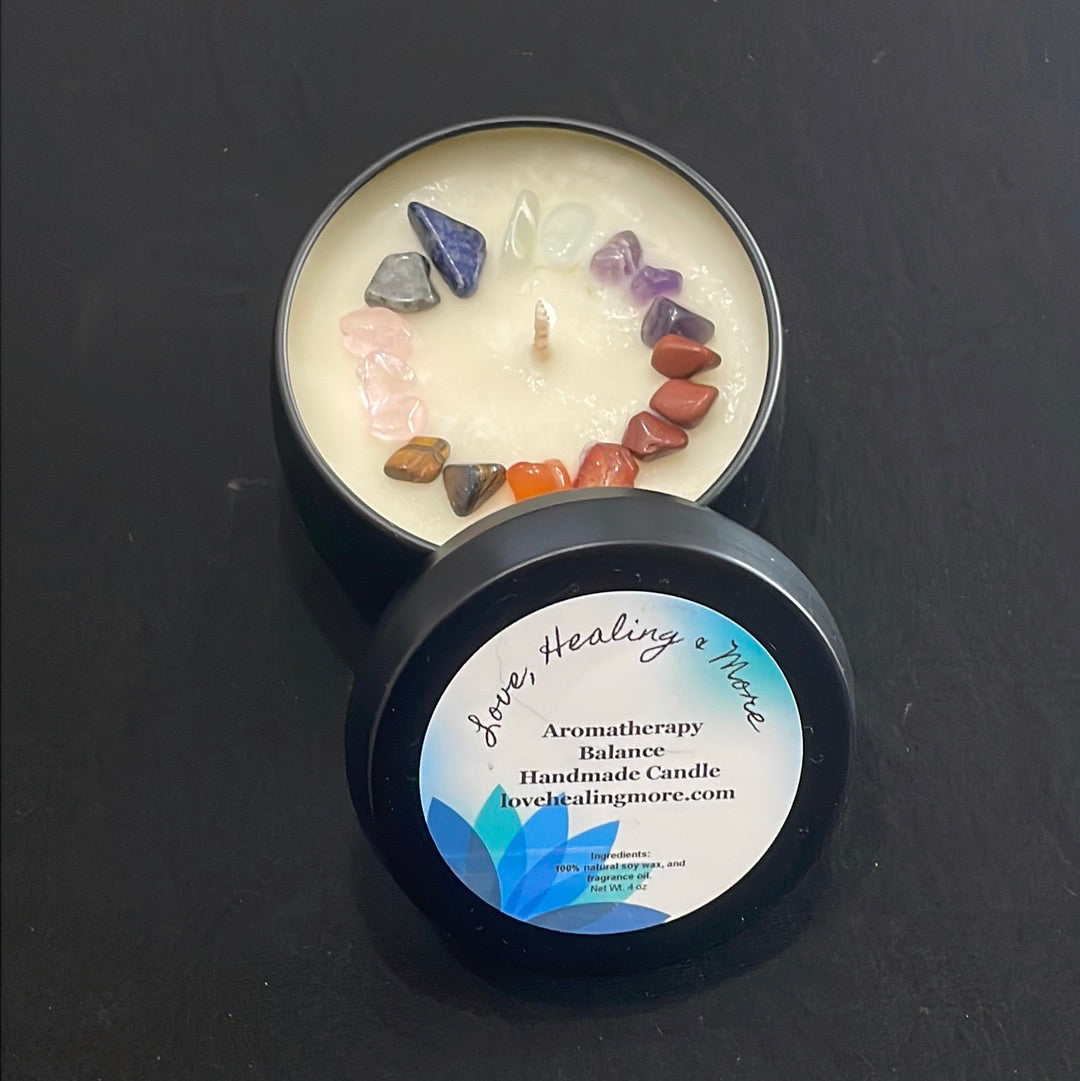 Aromatherapy – Reiki-Infused Balanced Candle for Peace & Grounding