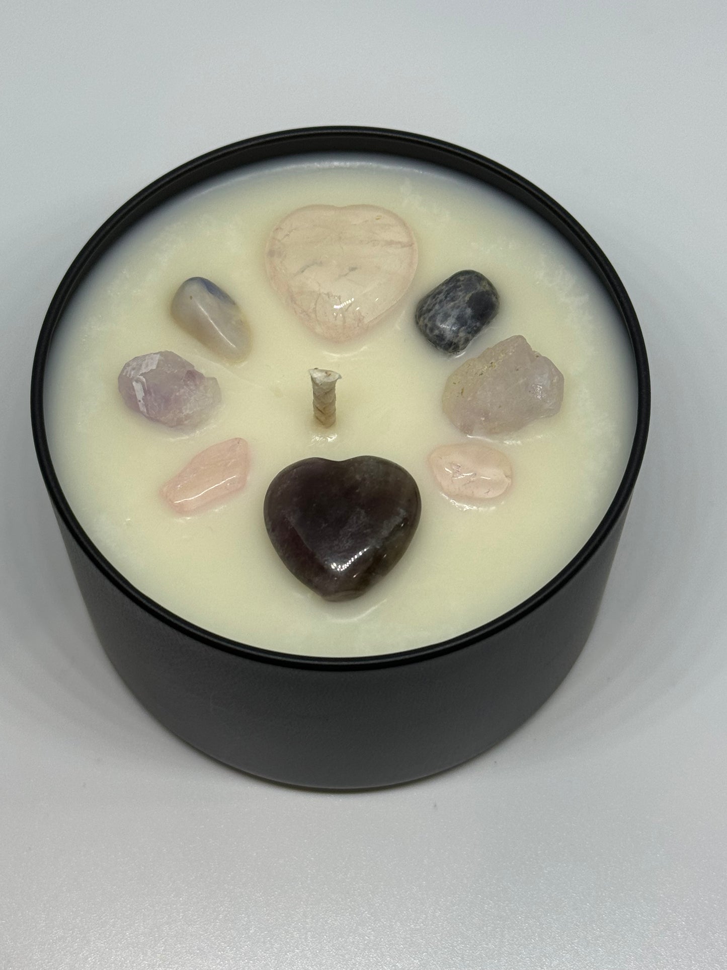 Bergamot & Honey - Reiki-Infused Ease Anxiety Candle for Stress Relief & Calm