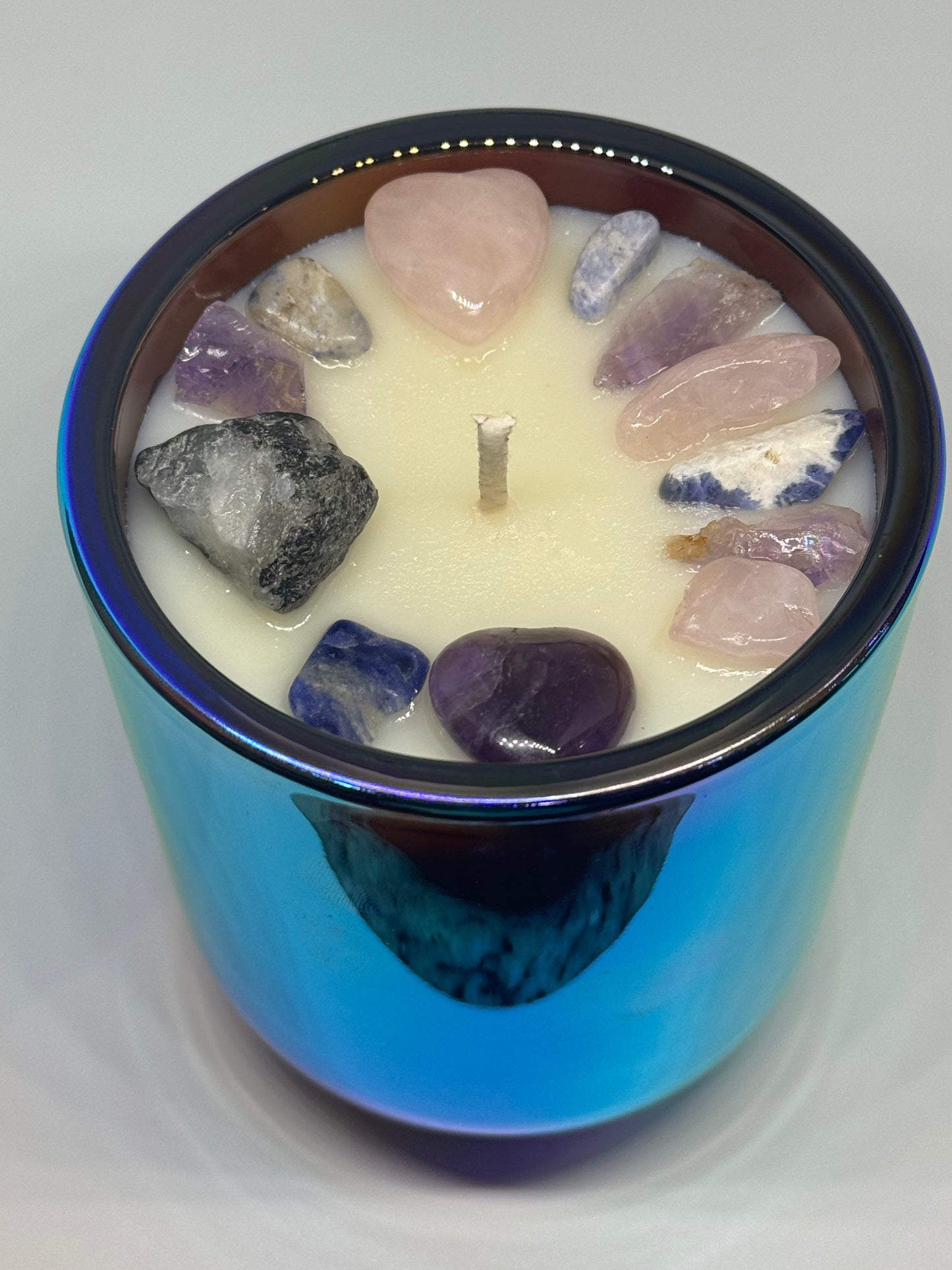 Bergamot & Honey - Reiki-Infused Ease Anxiety Candle for Stress Relief & Calm