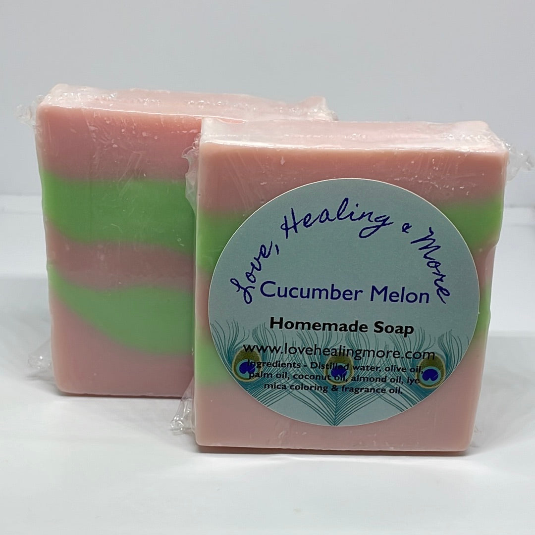 Handmade Cucumber Melon Fragrance Soap