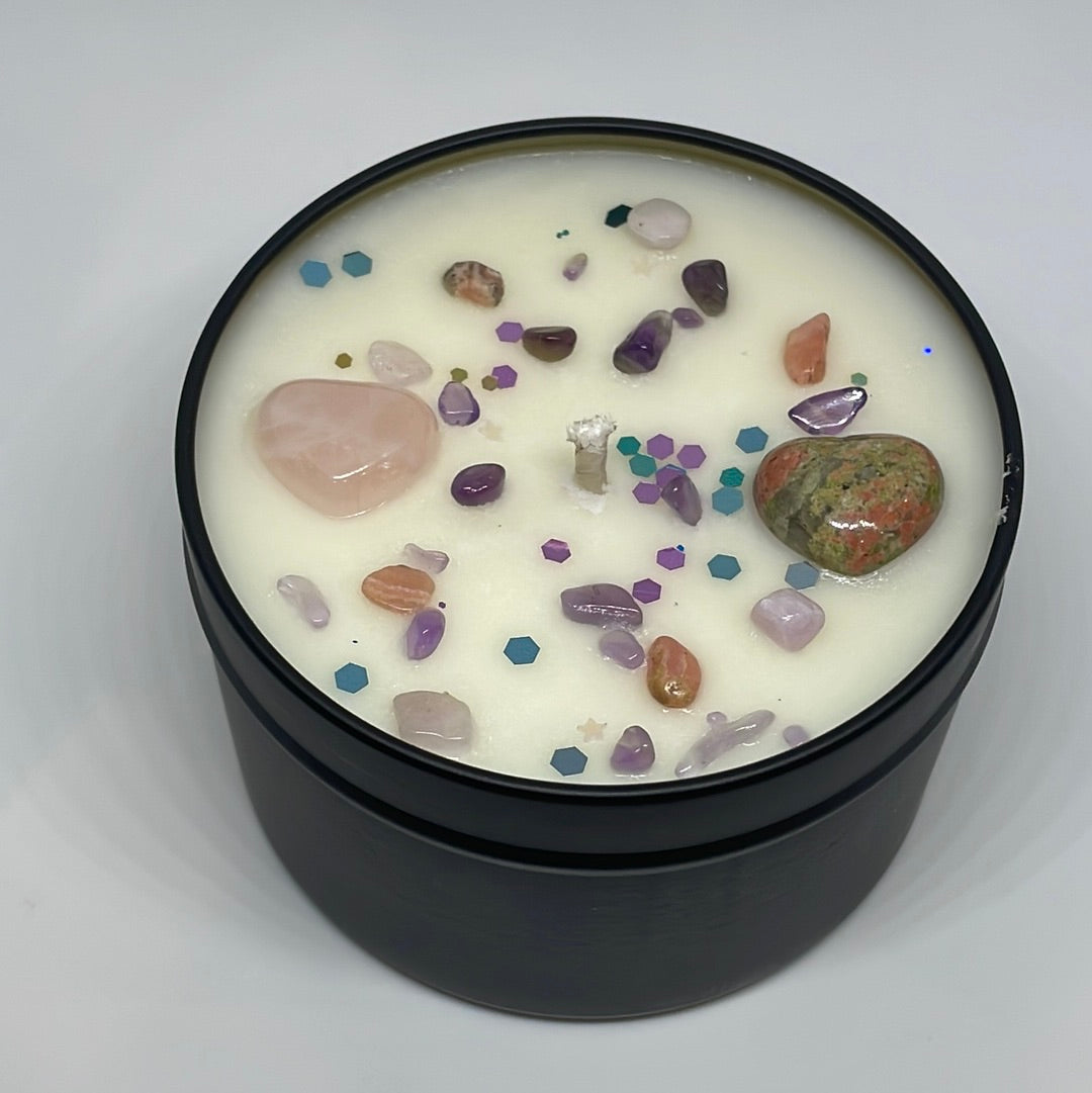 Handmade 4oz & 8oz Reiki Infused Love Letter Fragrance - Self-love Candle