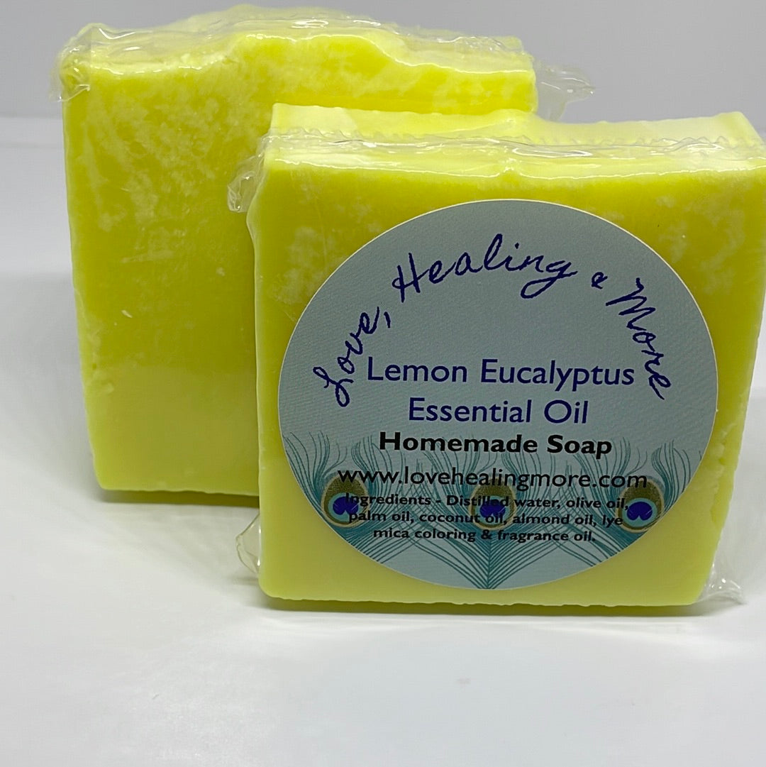 Handmade Lemongrass ESSENTIAL OIL Soap