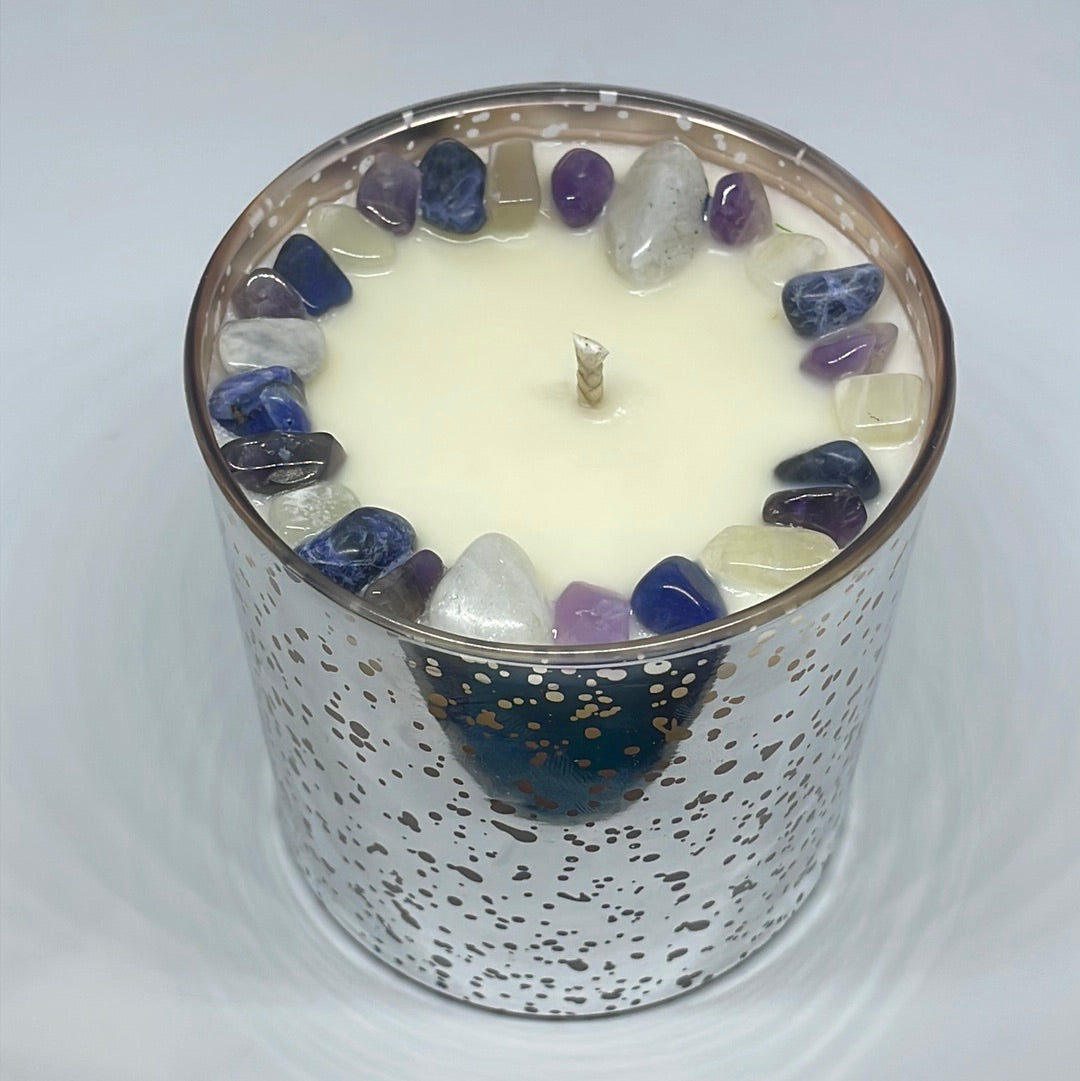 Bergamot & Honey - Reiki-Infused Ease Anxiety Candle for Stress Relief & Calm