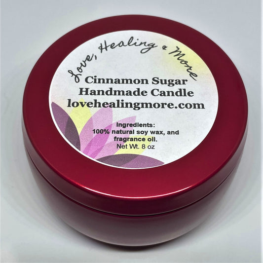 Handmade Cinnamon Sugar Fragrance Candle