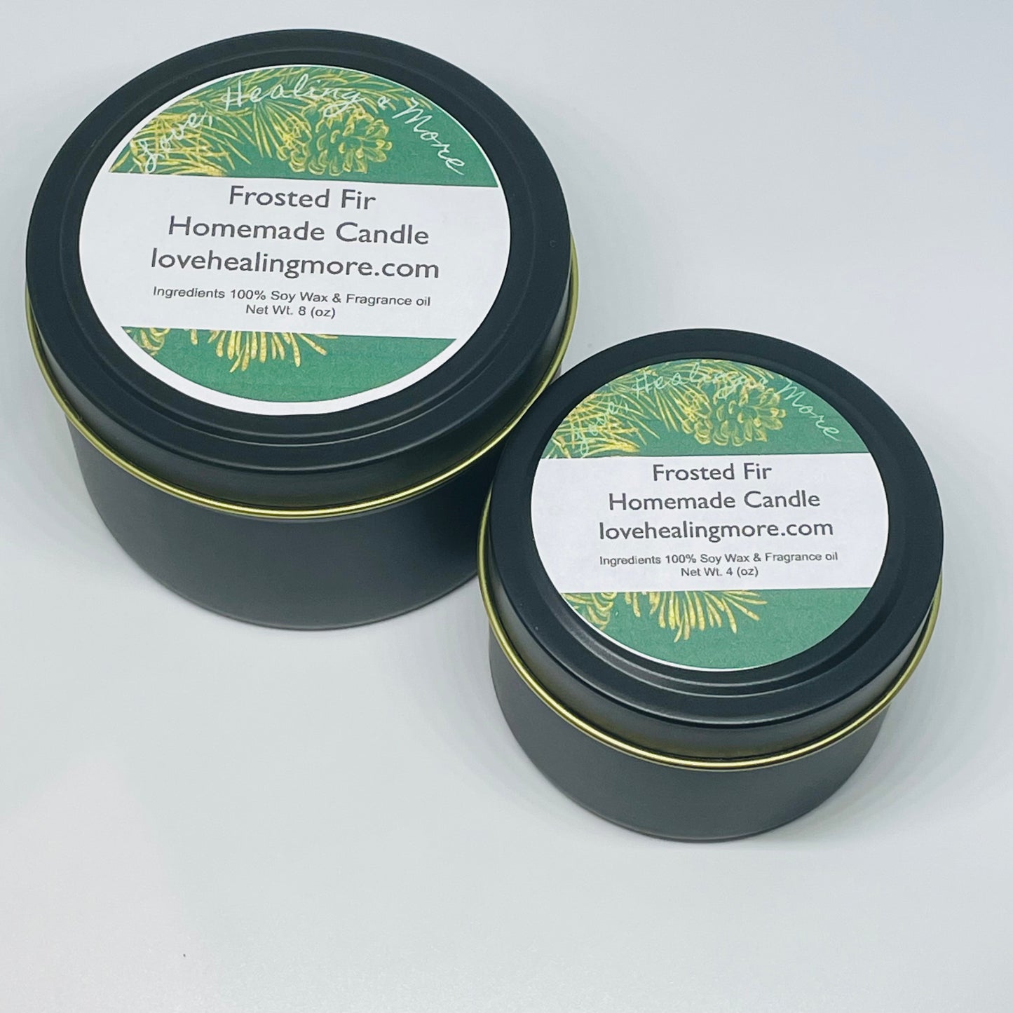 Handmade Frosted Fir Fragrance Candle