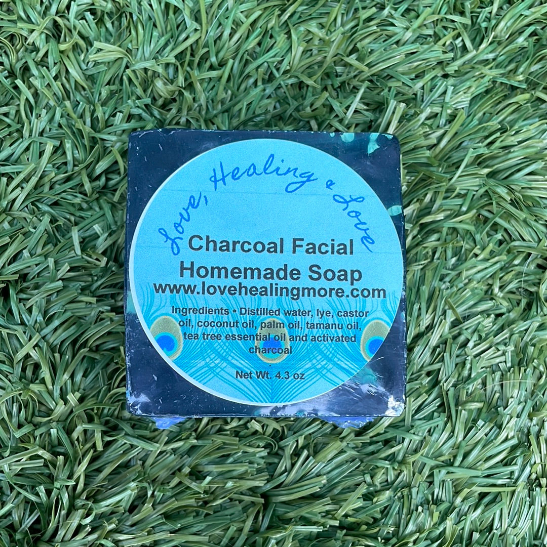 Handmade Charcoal & Tea Tree Oil Facial Soap