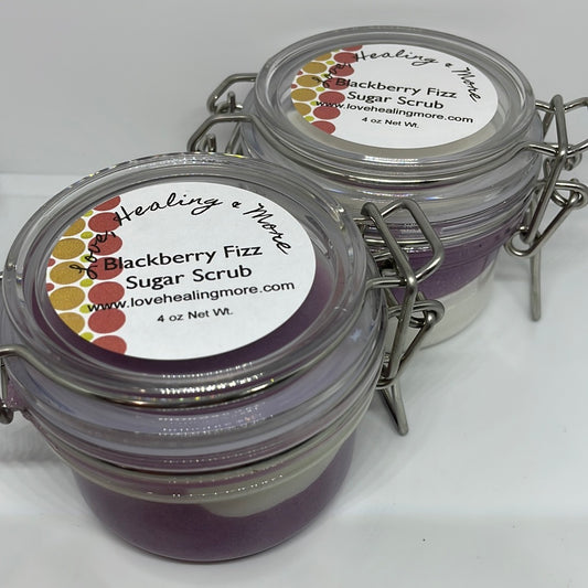Handmade 5 oz. Blackberry Fizz Fragrance Sugar Body Scrub