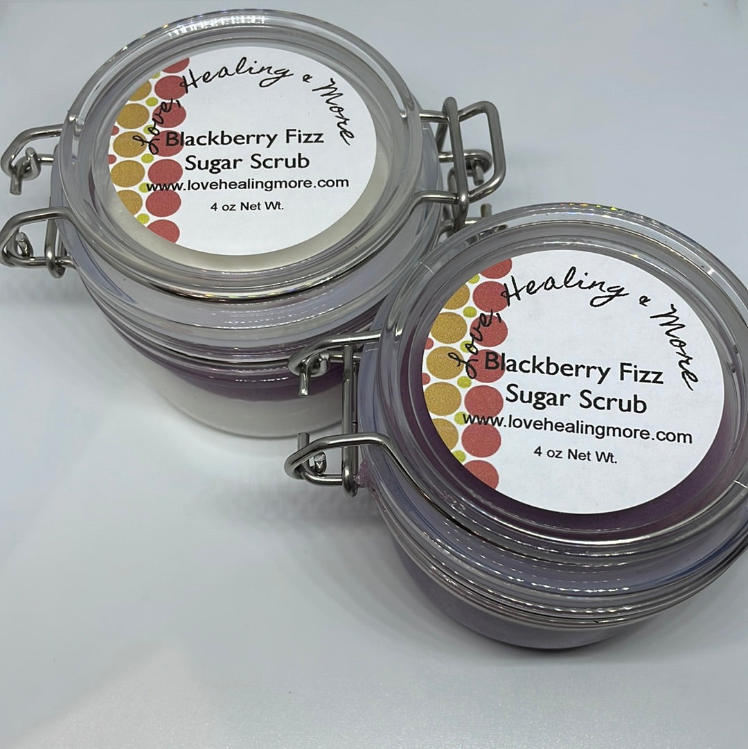 Handmade 5 oz. Blackberry Fizz Fragrance Sugar Body Scrub