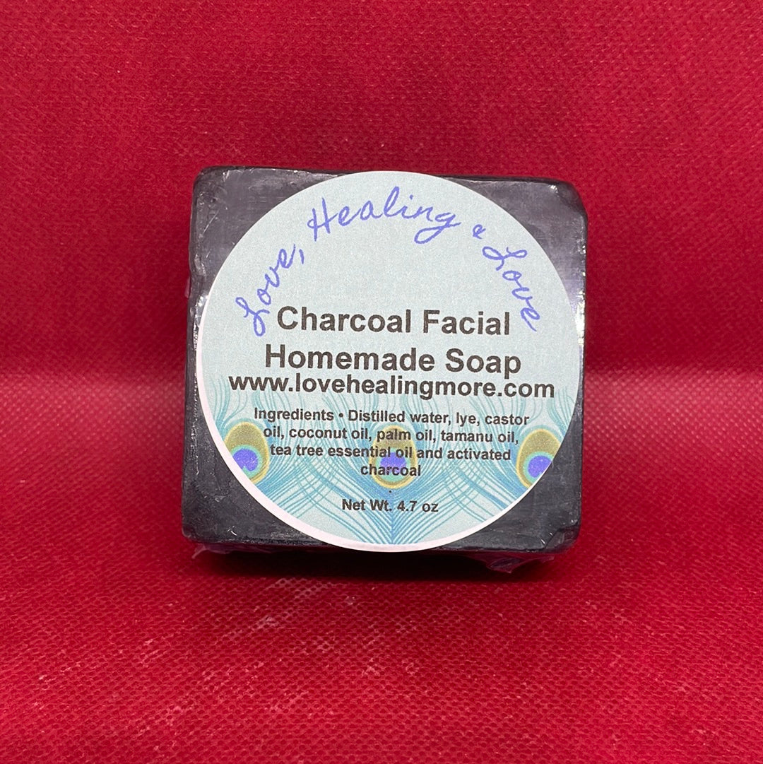 Handmade Charcoal & Tea Tree Oil Facial Soap