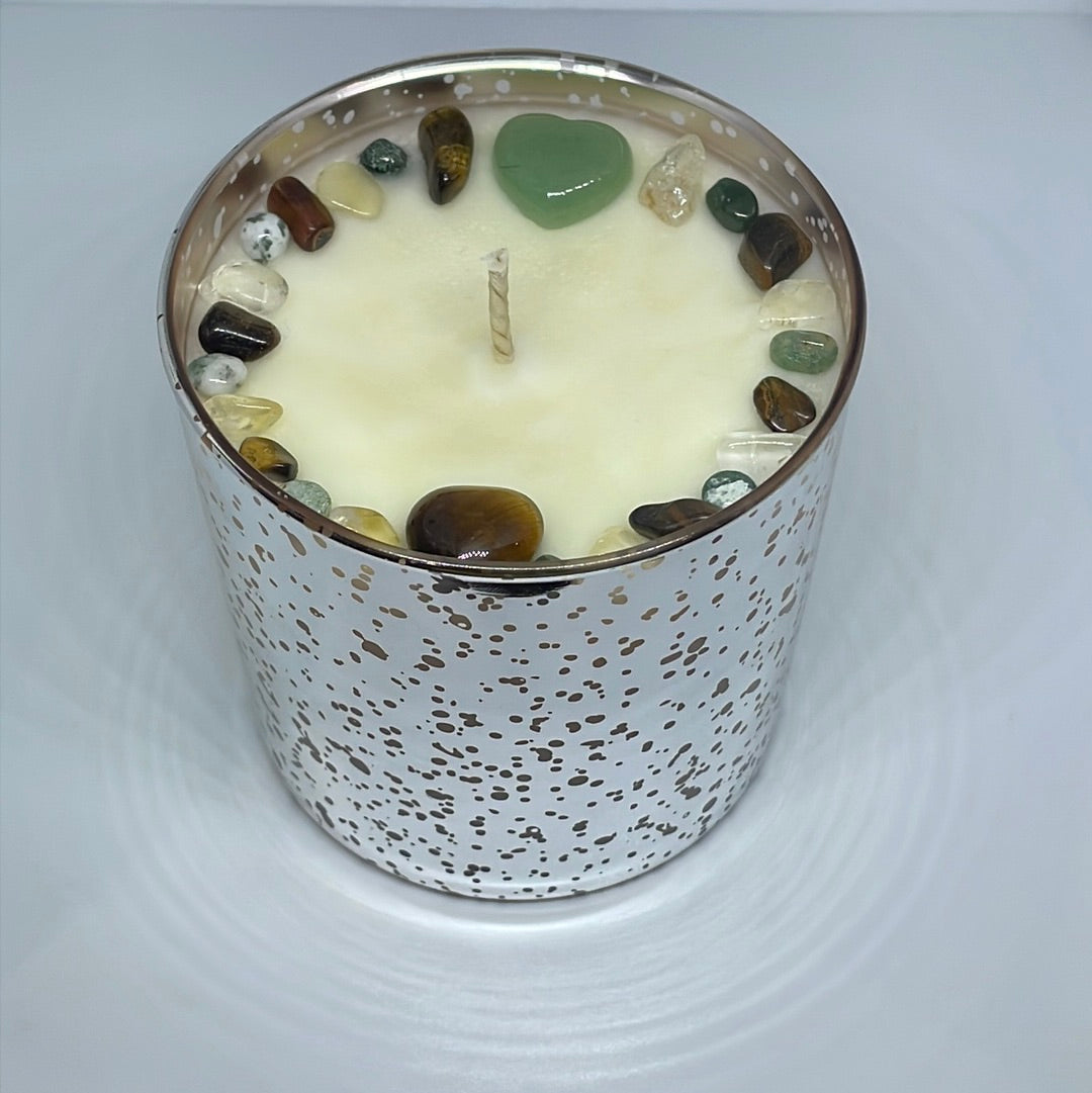 Handmade Reiki Infused Citron & Mandarin Fragrance Candle