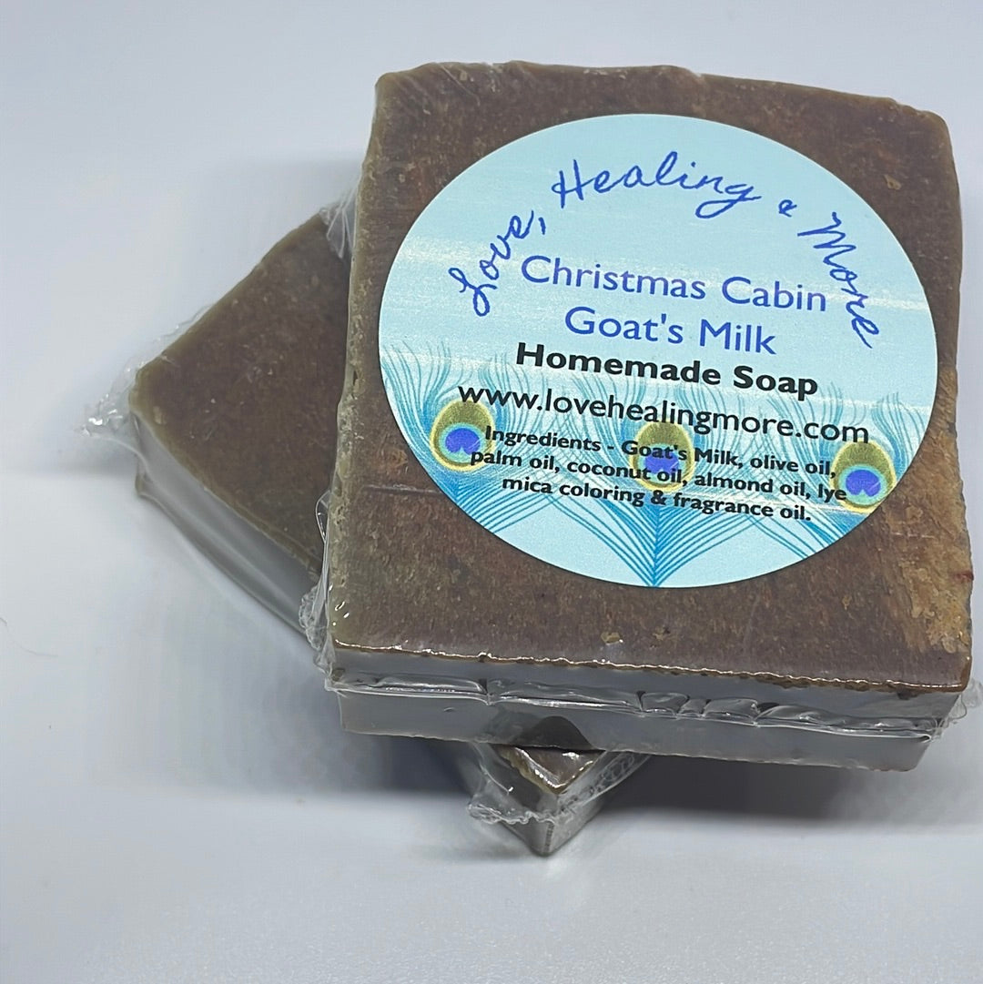 Handmade Christmas Cabin Fragrance Goats Milk Soap