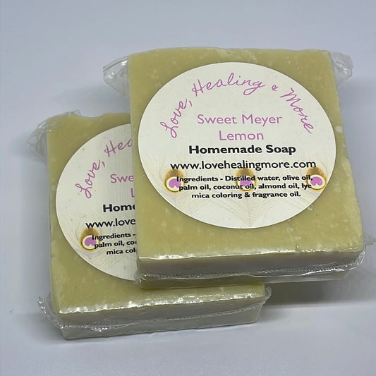 Handmade Sweet Meyer Lemon Fragrance Soap