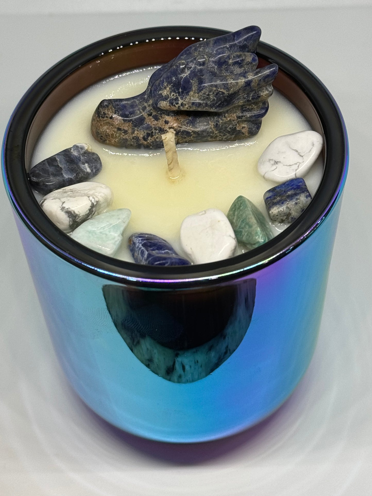 Handmade Reiki Infused Dragon's Blood Fragrance Candle