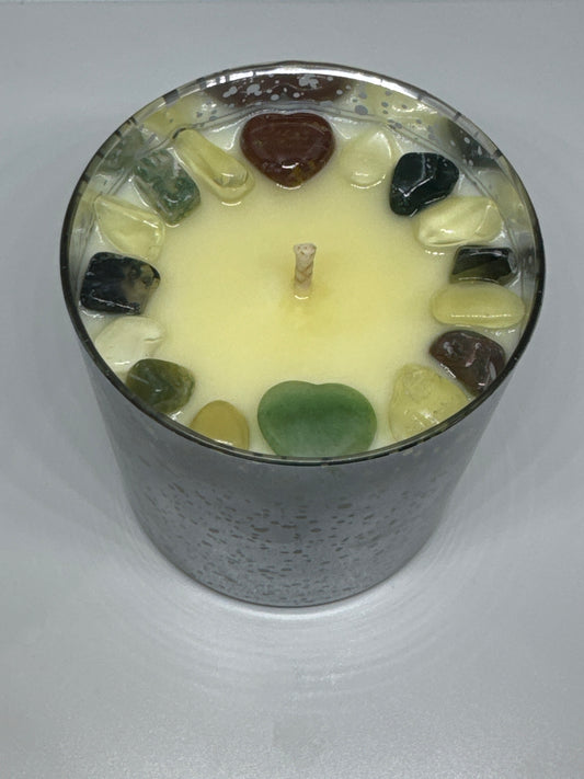 Abundance – Reiki-Infused Citron Mandarin Candle for Prosperity & Joy