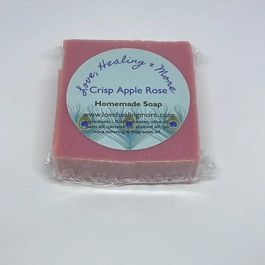 Handmade Crisp Apple Rose Fragrance Soap