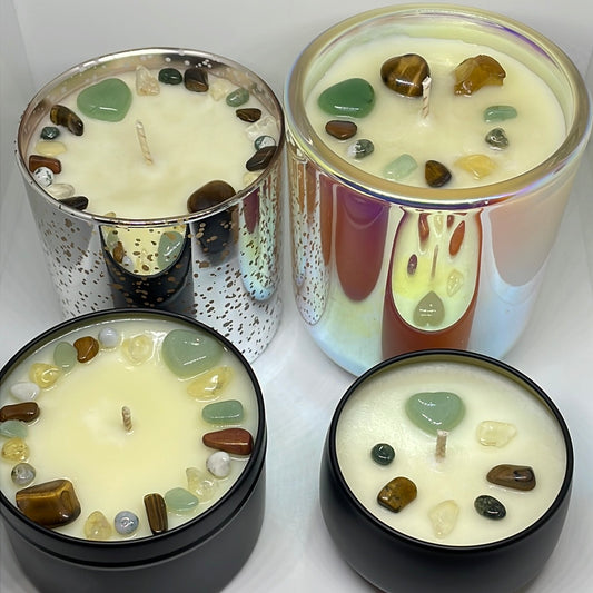 Handmade Reiki Infused Citron & Mandarin Fragrance Candle