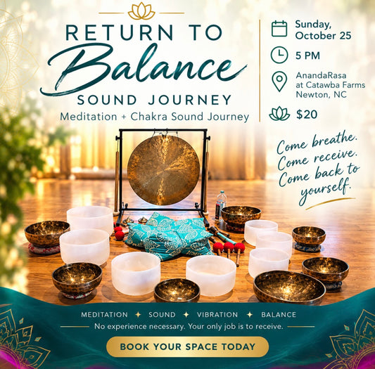 RETURN TO BALANCE | Meditation + Chakra Sound Journey