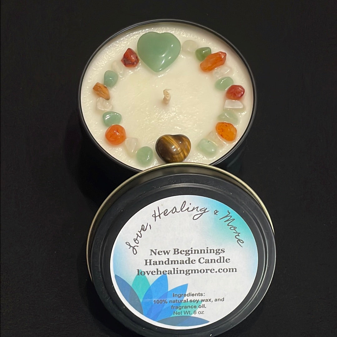 Reiki Infused Crystal Candle Subscription