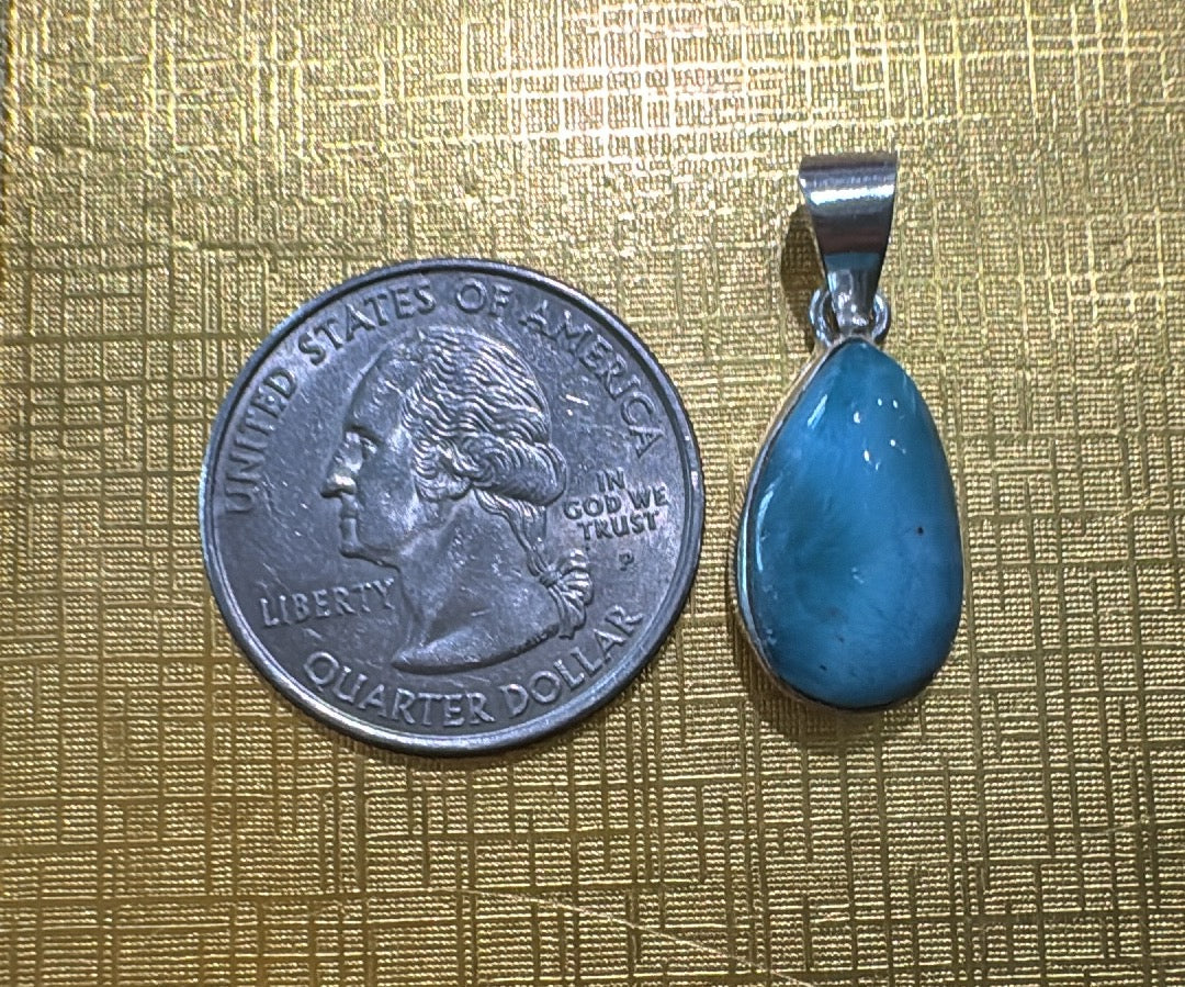 Larimar pendant