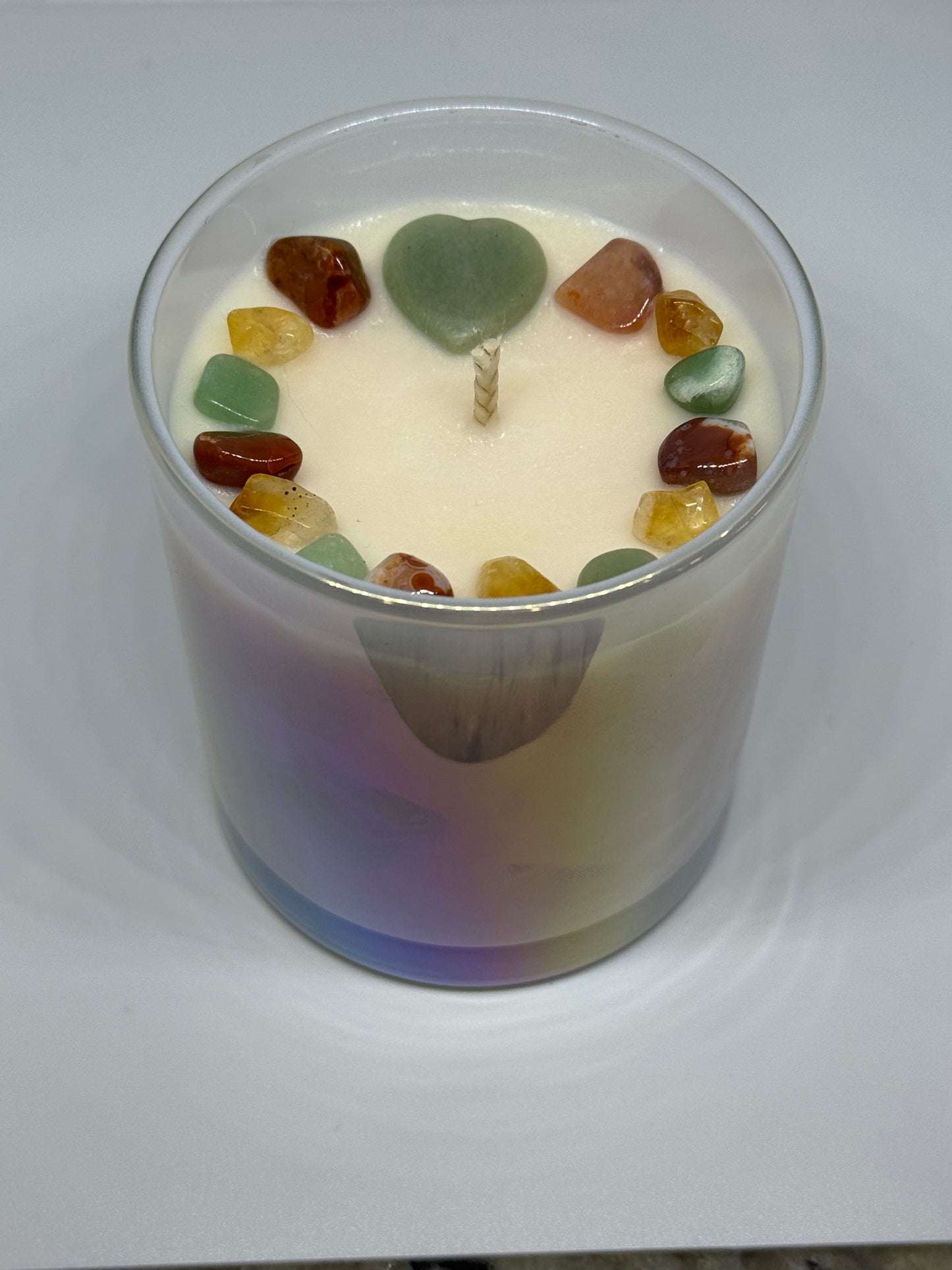 Abundance – Reiki-Infused Citron Mandarin Candle for Prosperity & Joy