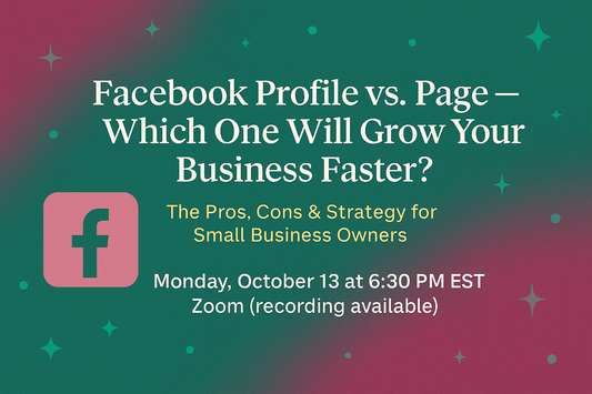 Facebook Profile vs. Page — Which One Will Grow Your Business Faster?