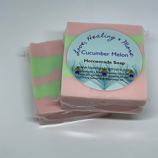 Handmade Cucumber Melon Fragrance Soap