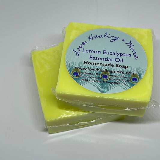 Handmade Lemongrass ESSENTIAL OIL Soap