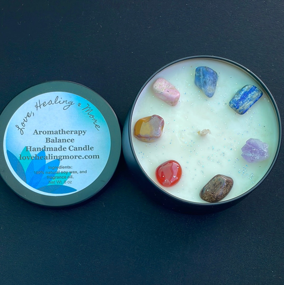 Handmade Reiki Infused Aromatherapy Fragrance Candle