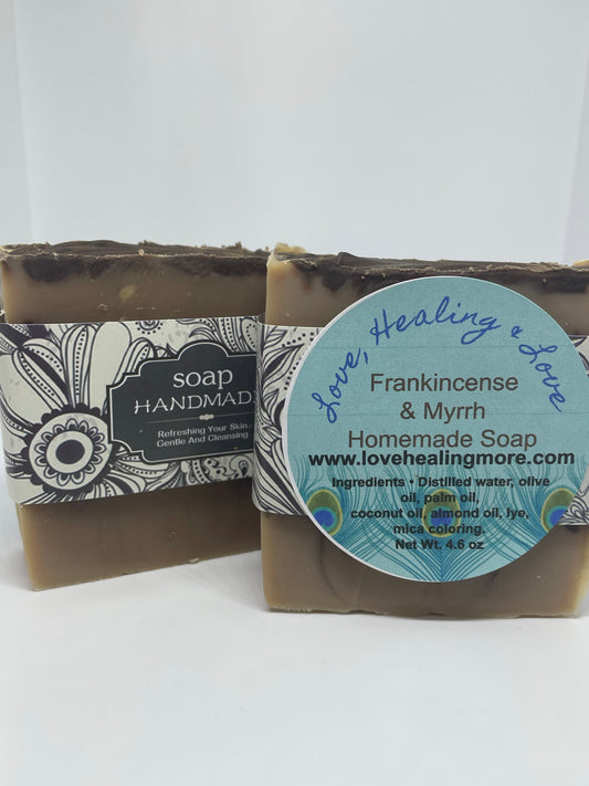 Handmade Frankincense and Myrrh Fragrance Soap