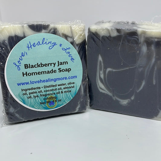 Handmade Blackberry Jam Fragrance Soap