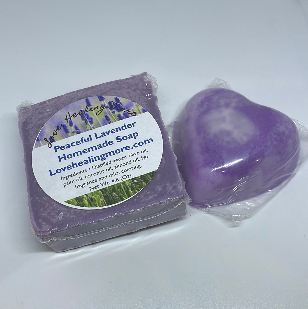 Handmade Peaceful Lavender Fragrance Soap