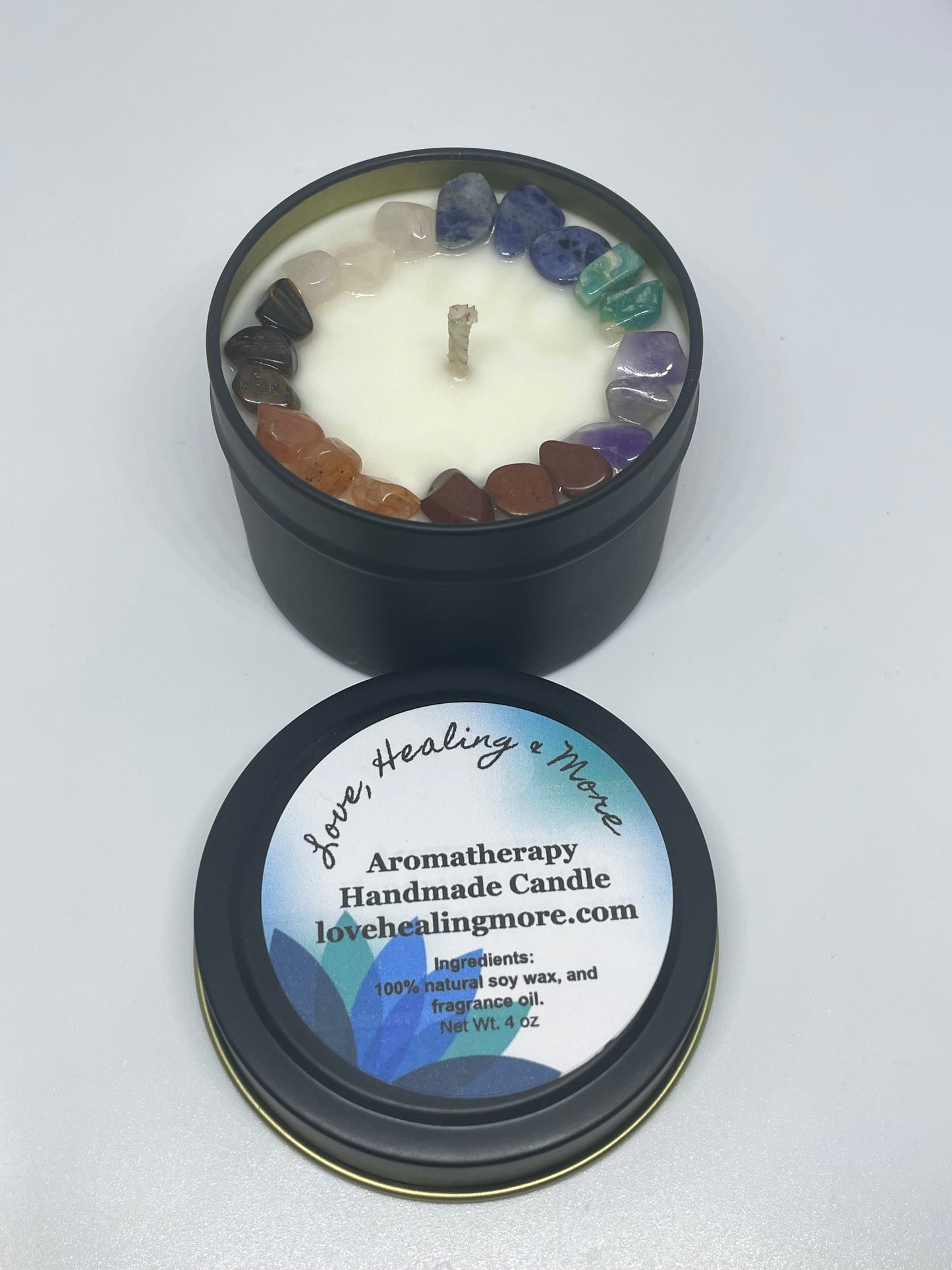 Handmade Reiki Infused Aromatherapy Fragrance Candle