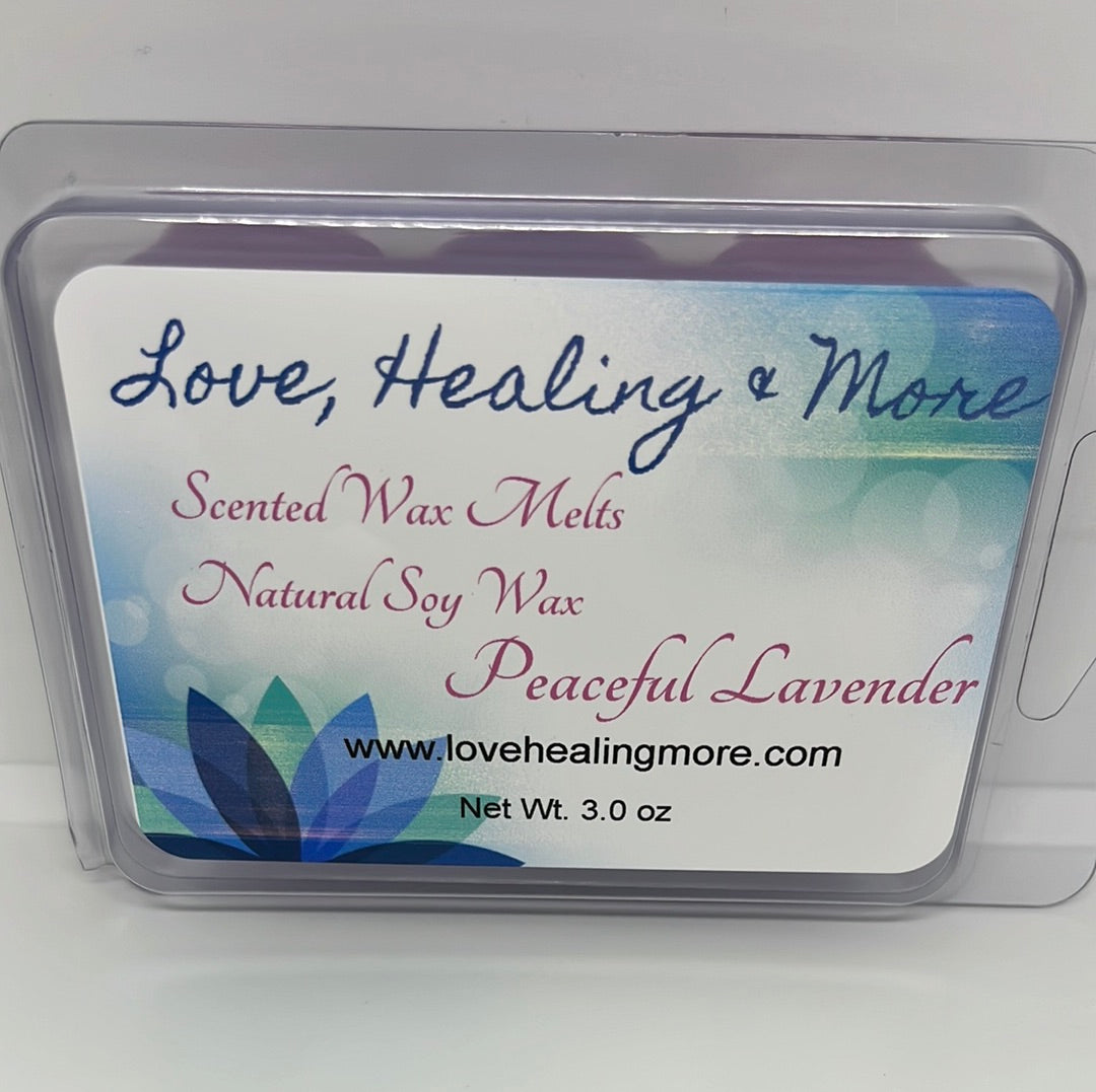 Handmade 3 oz. Peaceful Lavender Fragrance Wax Melt