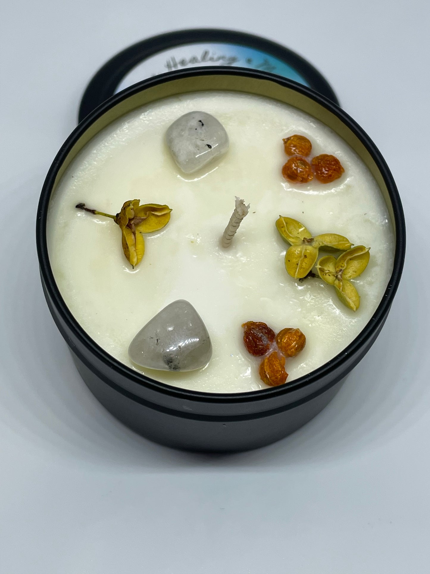 Handmade Reiki Infused Bergamot & Honey Fragrance Candle